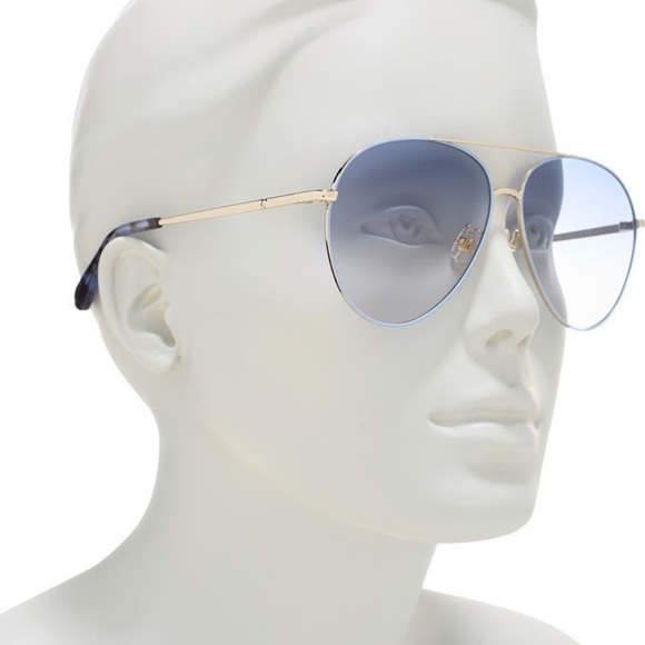 Kate spade Caroline 61 mm aviator sunglasses new main image 4
